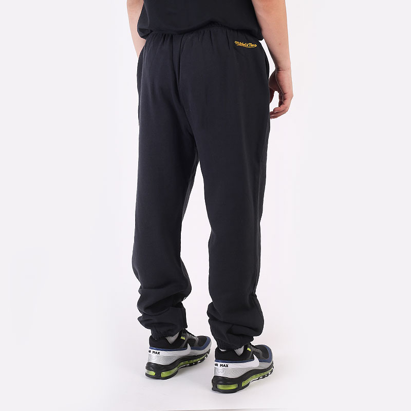 мужские черные брюки Mitchell and ness NBA Los Angeles Lakers Pants 507PLALAKEBLK - цена, описание, фото 6